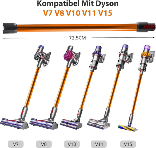 Verlängerungsrohr für Dyson V11/V7/V8/V10/V15 Staubsauger, Orange