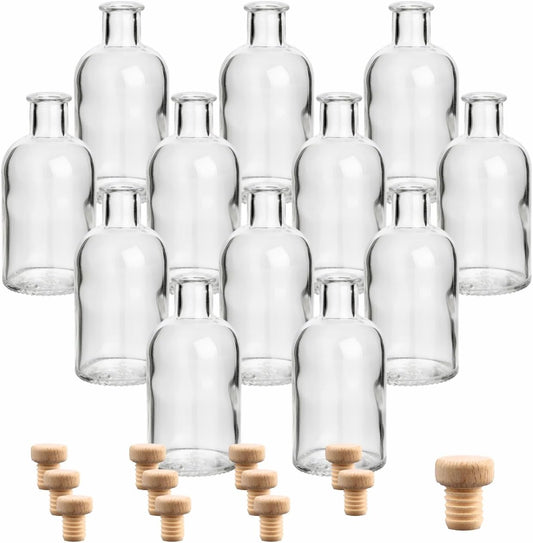 12-teiliges Apothekerflaschen-Set inkl. Korken