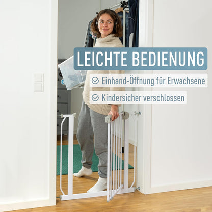 Türschutzgitter Berrin XXL für Babys & Kleinkinder, 105-115 cm