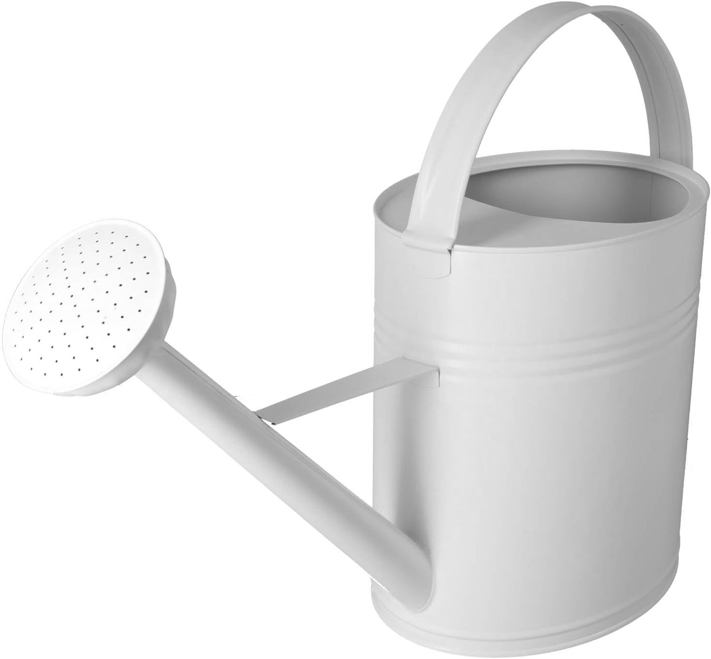Zinkgiesskanne 10 L mit Giessbrause, Weiss 10 Liter