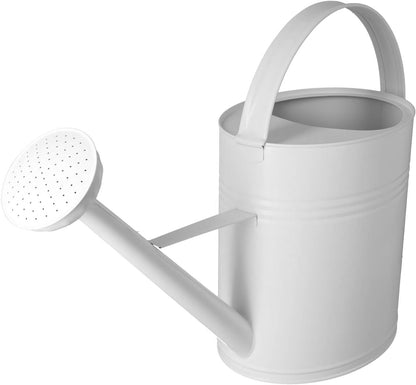 Zinkgiesskanne 10 L mit Giessbrause, Weiss 10 Liter