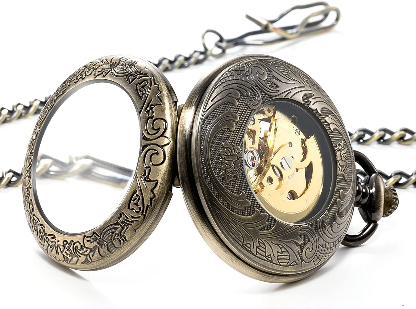 Taschenuhr mit Kette