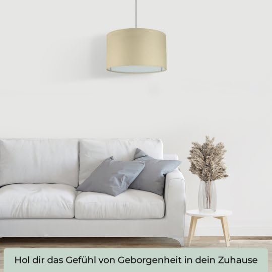 Lampenschirm, Beige Ø 50cm | Höhe 33cm