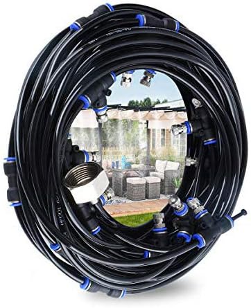 Outdoor Misting System mit 8 m Schlauch & 9 Düsen, 8M