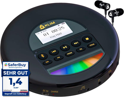 Nomad tragbarer CD-Player mit Bluetooth