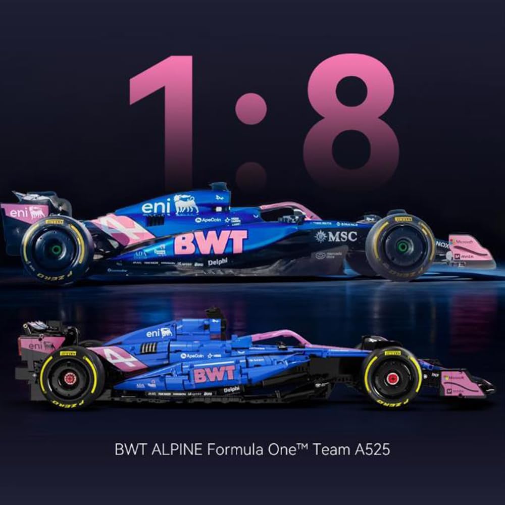 CaDA C64012W BWT Alpine F1 Team A525 1:8
