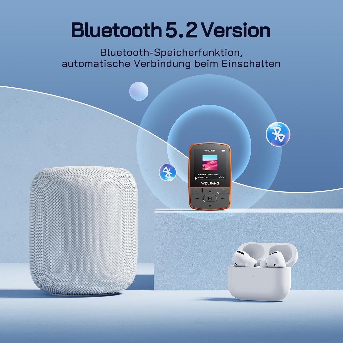MP3-Player mit Sportclip