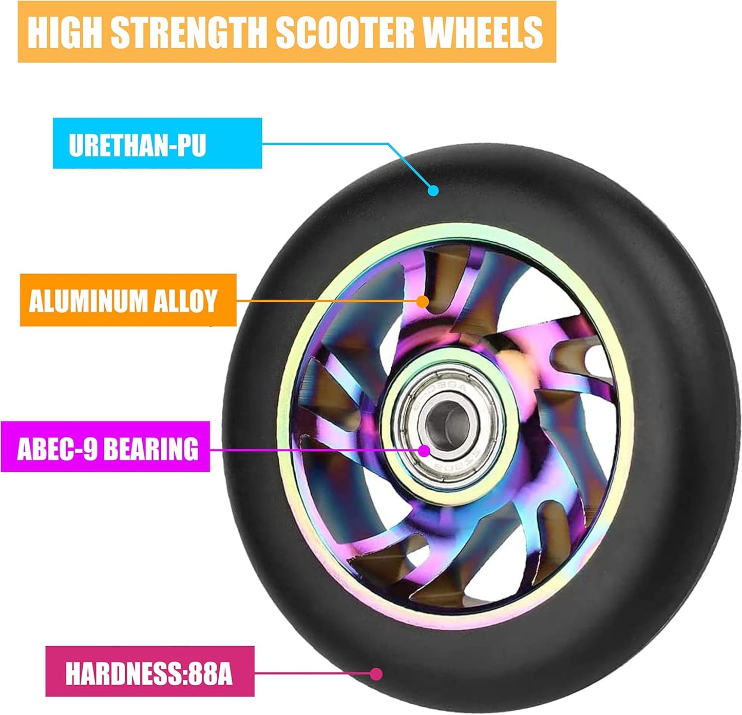 Stunt Scooter Ersatzräder, 110mm