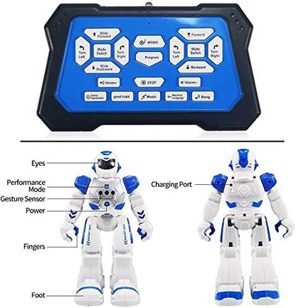 Spielzeug-Roboter, Blau