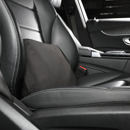Lendenstützkissen mit Memory Foam für Auto & Büro, Schwarz
