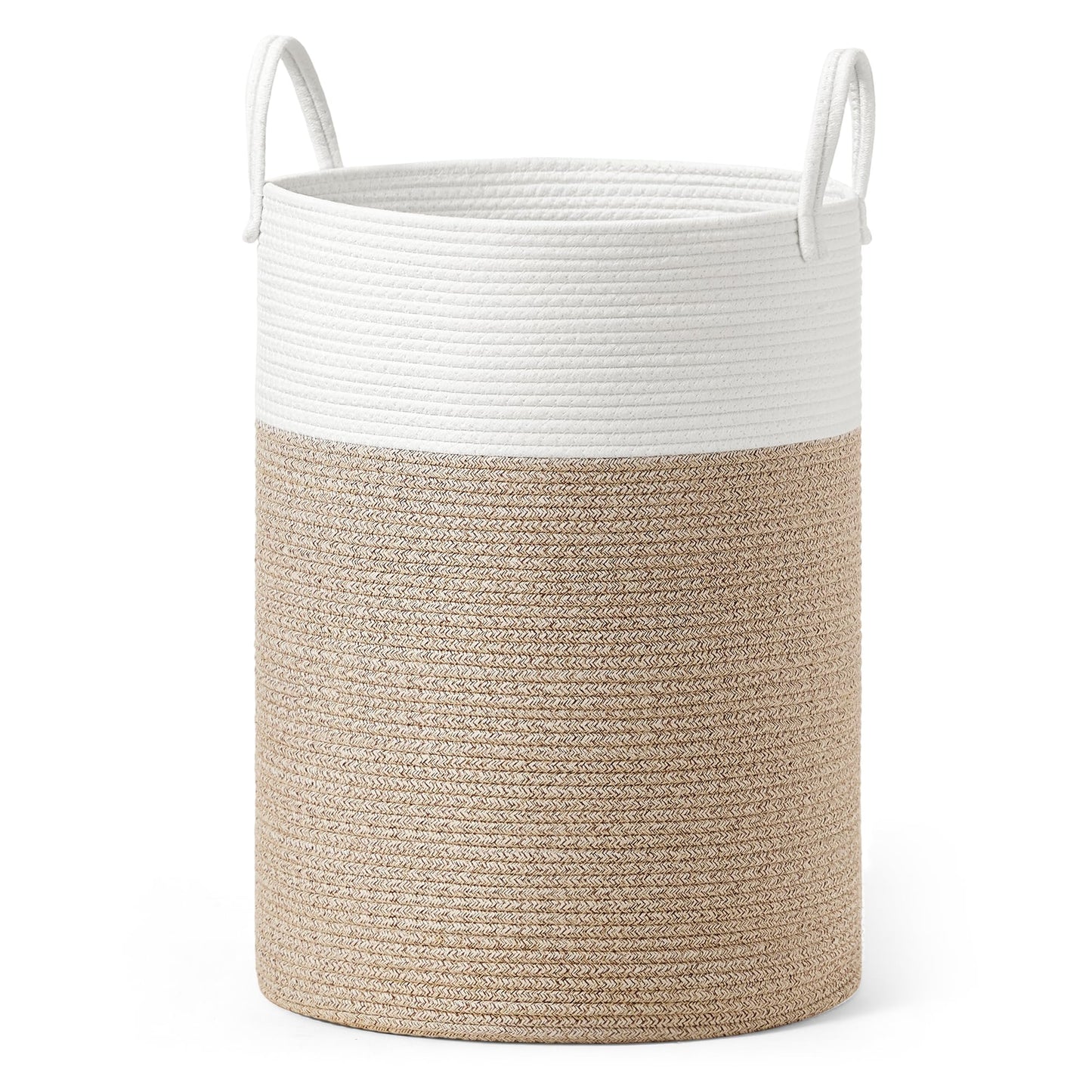Wäschekorb aus Baumwollseil, 80 Liter, 80 L