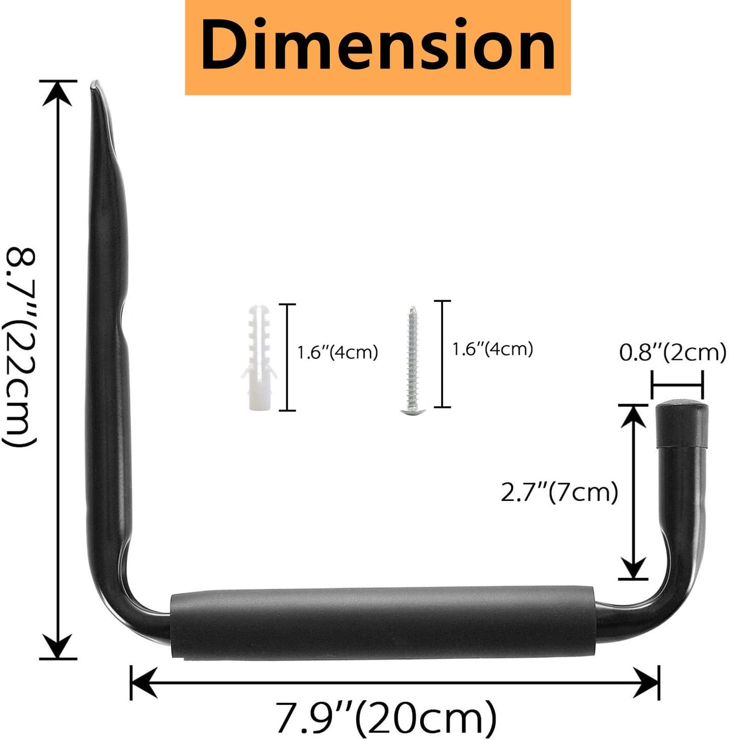Wandhaken Set, 220 x 200 mm
