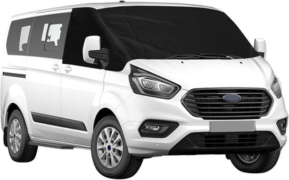 Windschutzscheibenabdeckung für Ford Transit Custom, Schwarz, Massgeschneidert für Transit Custom 2012-2022