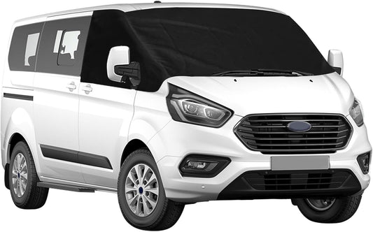 Windschutzscheibenabdeckung für Ford Transit Custom, Schwarz, Massgeschneidert für Transit Custom 2012-2022