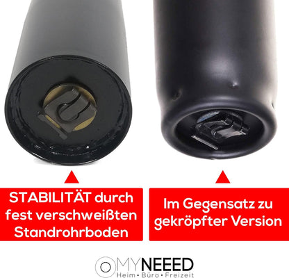 Gasfeder für Bürostuhl bis 200 kg Belastung, 255 mm