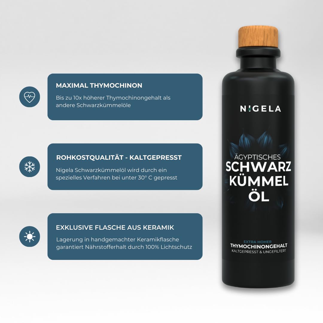 Schwarzkümmelöl ungefiltert 3er Set, 3er Bundle