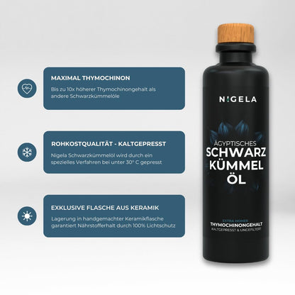Schwarzkümmelöl ungefiltert 3er Set, 3er Bundle