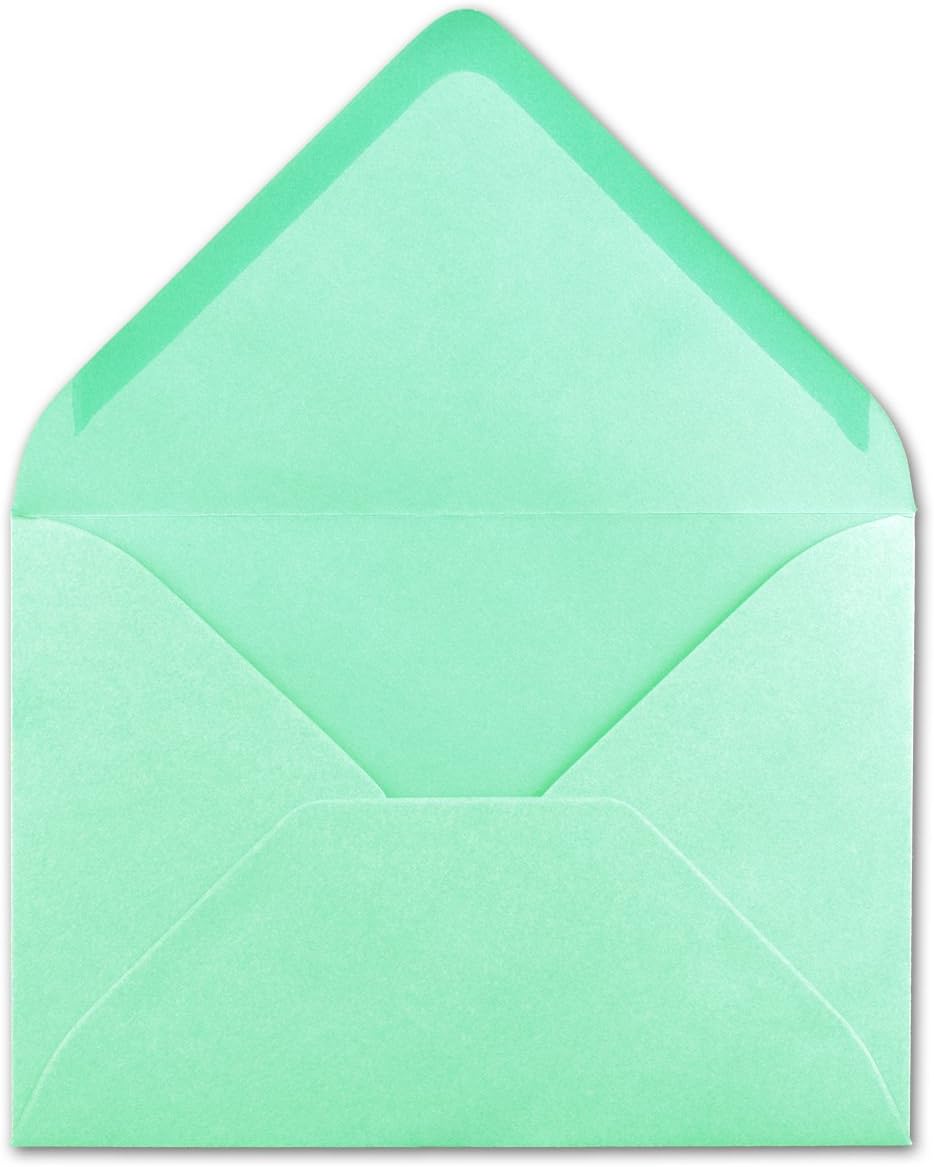 Briefumschläge DIN C6 (150 Stück), 150 Umschläge 55-Mintgrün