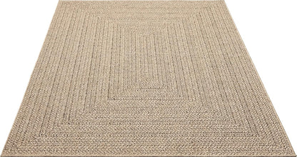 Outdoor-Teppich im Jute-Look (60 x 90 cm), 60 x 90 cm Natur-2