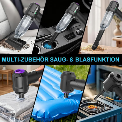 4-in-1 Akku-Handstaubsauger mit Gebläse & Aufblasfunktion