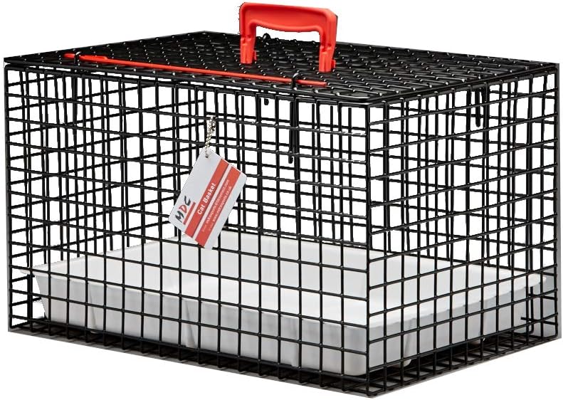 Katzen-Transportkorb, Schwarz