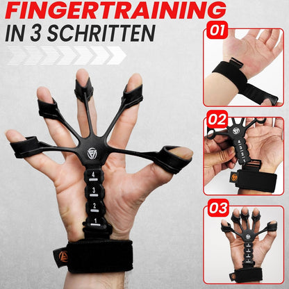 5-teiliges Handtrainer-Set, Schwarz 5er Set