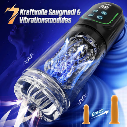 Elektrischer Masturbator mit 7 Funktionen