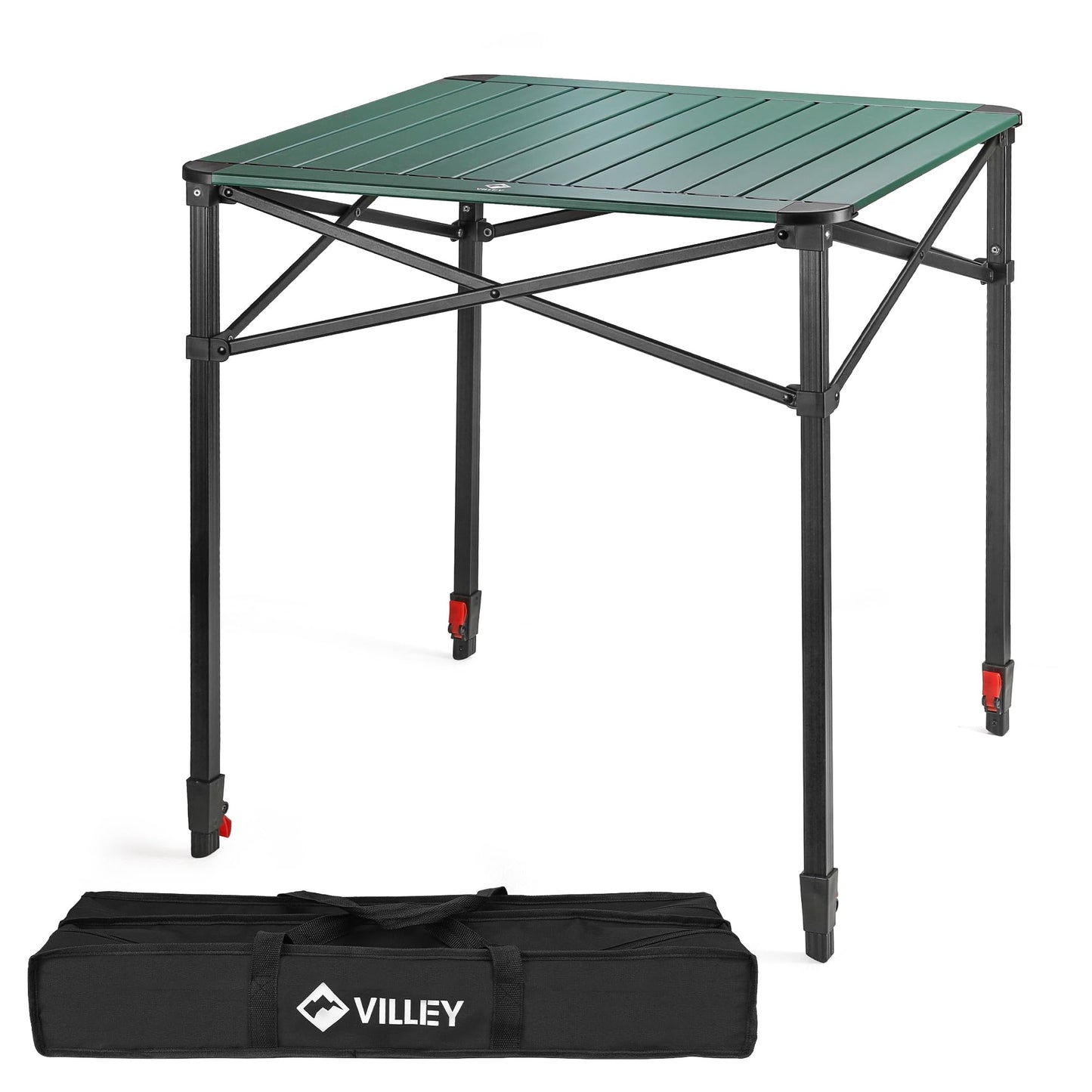 Klapptisch aus Aluminium mit Tragetasche, Large