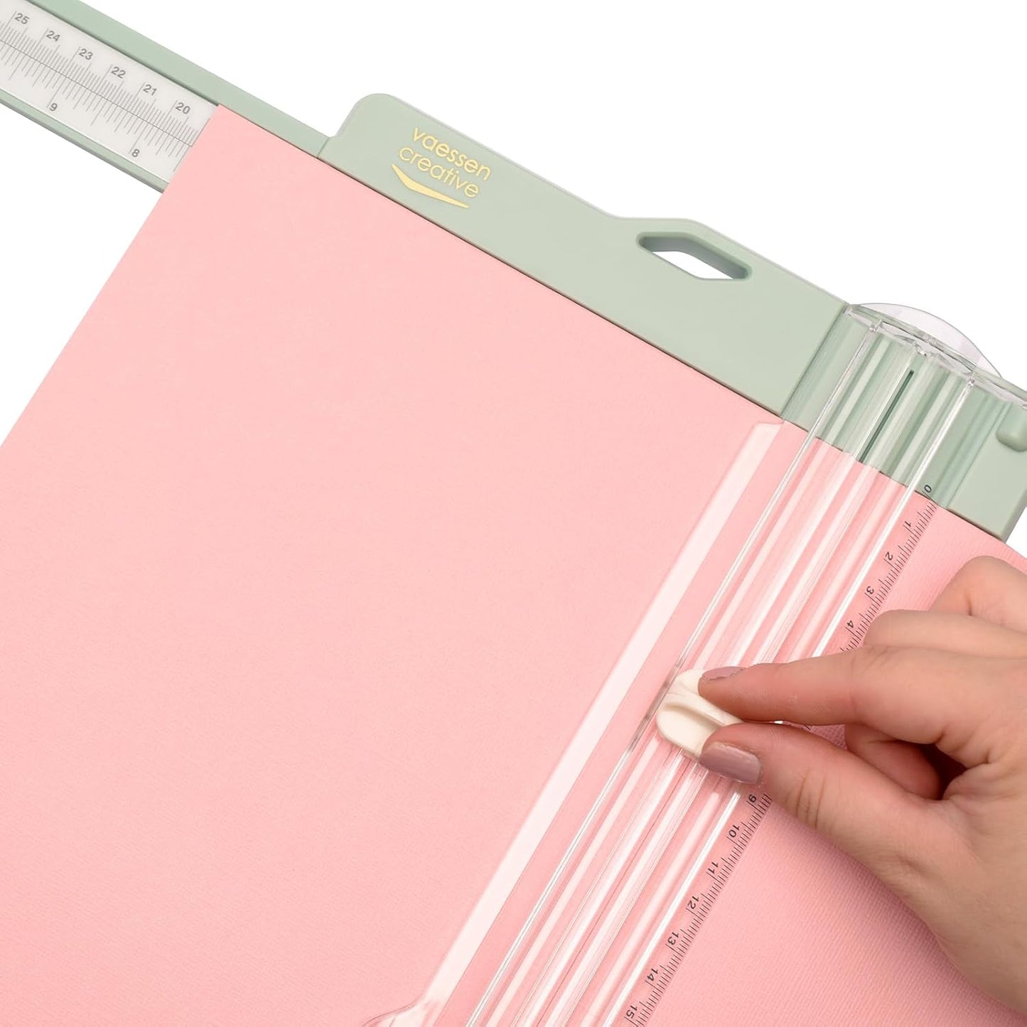 Papierschneider mit Falzbrett und Eckenstanzer