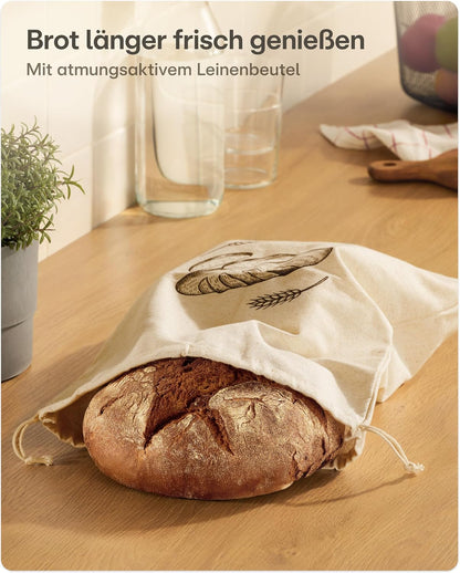 Brottopf-Set mit Zubehör, Rund 4,7 L