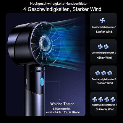 Mini-Handventilator, Schwarz