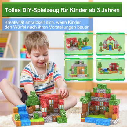 110-teiliges Minen-Magnetwelt-Set, 110 Dschungel
