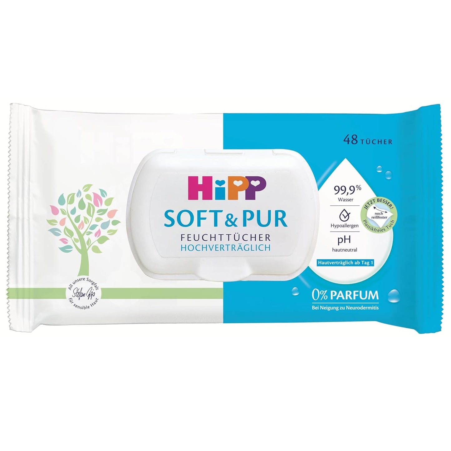 Soft & Pur Feuchttücher (864 Stück) hochverträglich