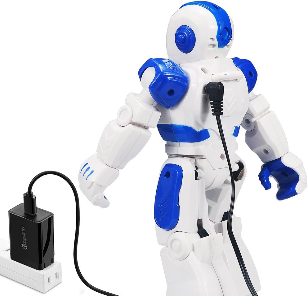 Spielzeug-Roboter, Blau