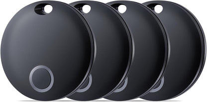 4er-Pack Smart Tag Pro - Koffer- und Schlüsselfinder, 4er Pack Schwarz