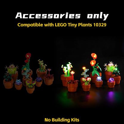 LED Licht Set für LEGO Mini Pflanzen (10329), 10329 Mini Pflanzen
