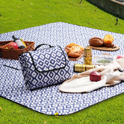 Picknickdecke, wasserdicht & isolierend, 200 x 200 cm (Rechteckig) Blau