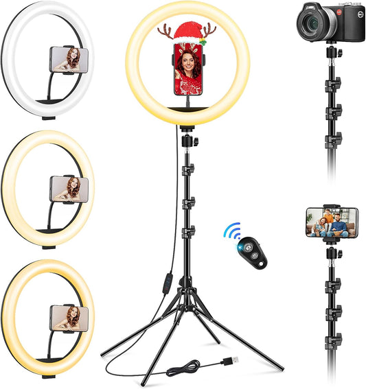 Ringlicht mit Stativ, 12 inch