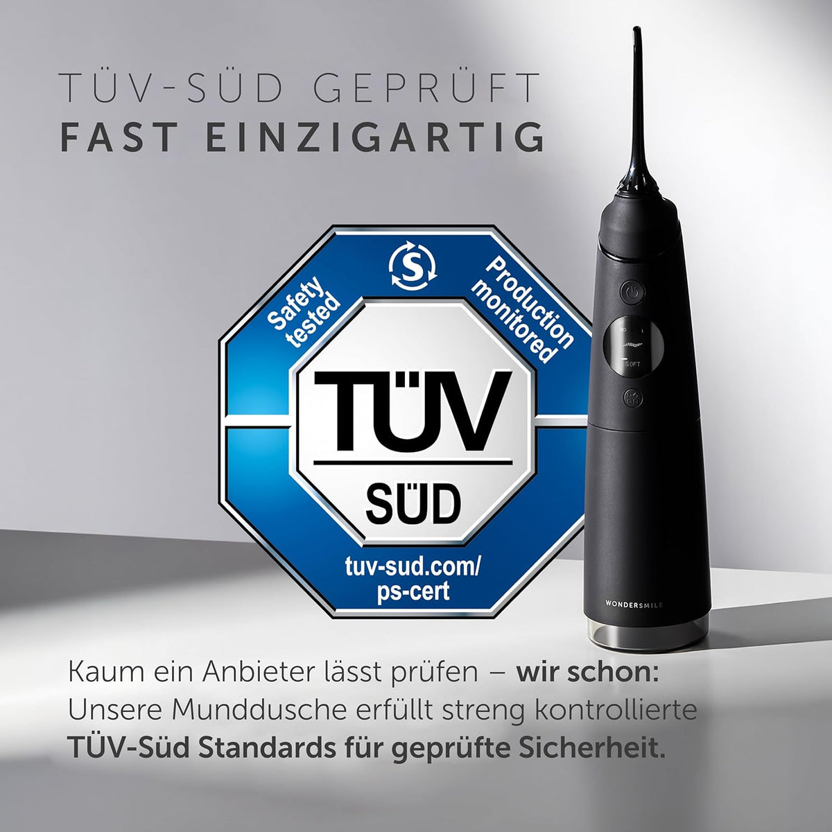 Munddusche Pro, Ultimate Black 1er Pack