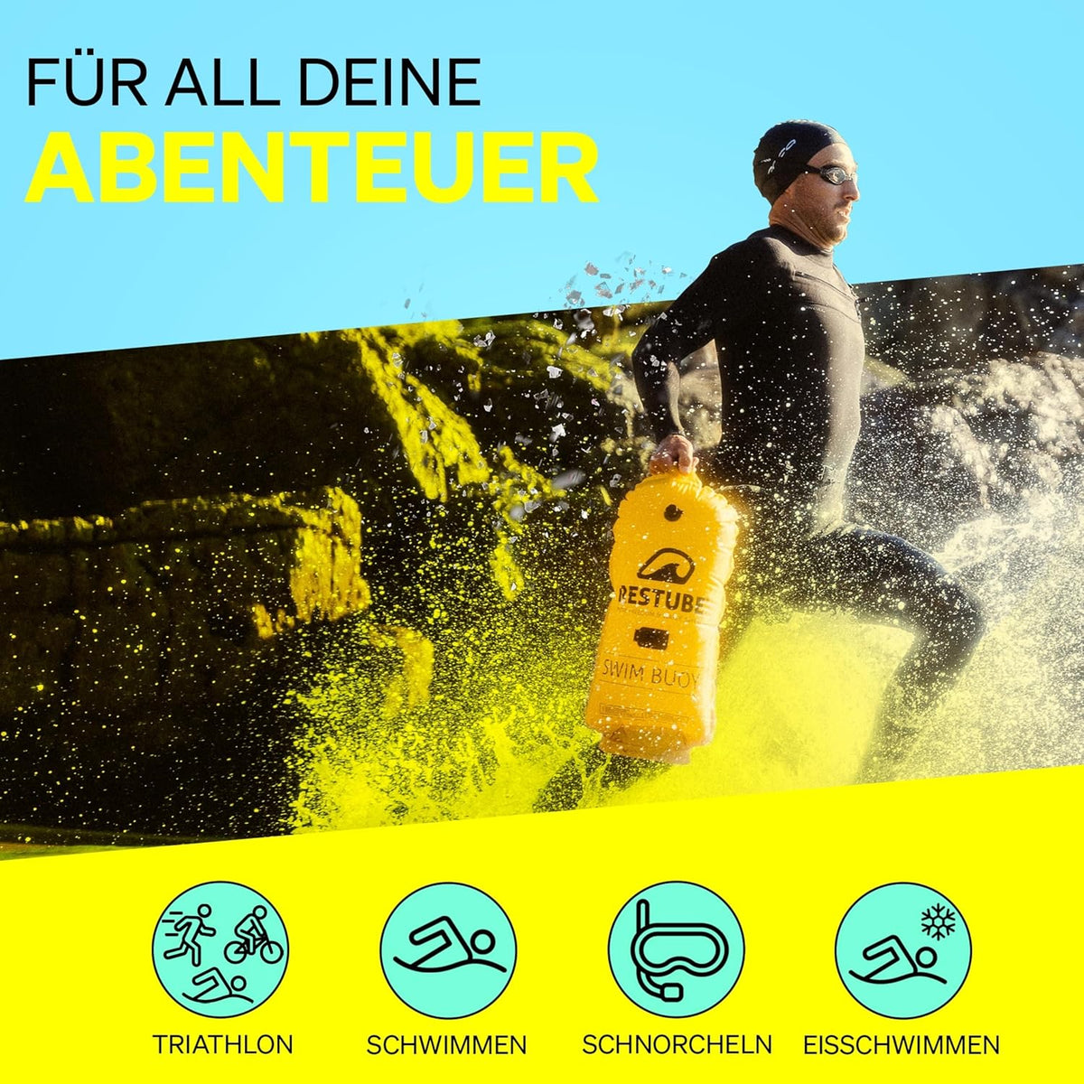 Aufblasbare Schwimmboje Classic, CLASSIC