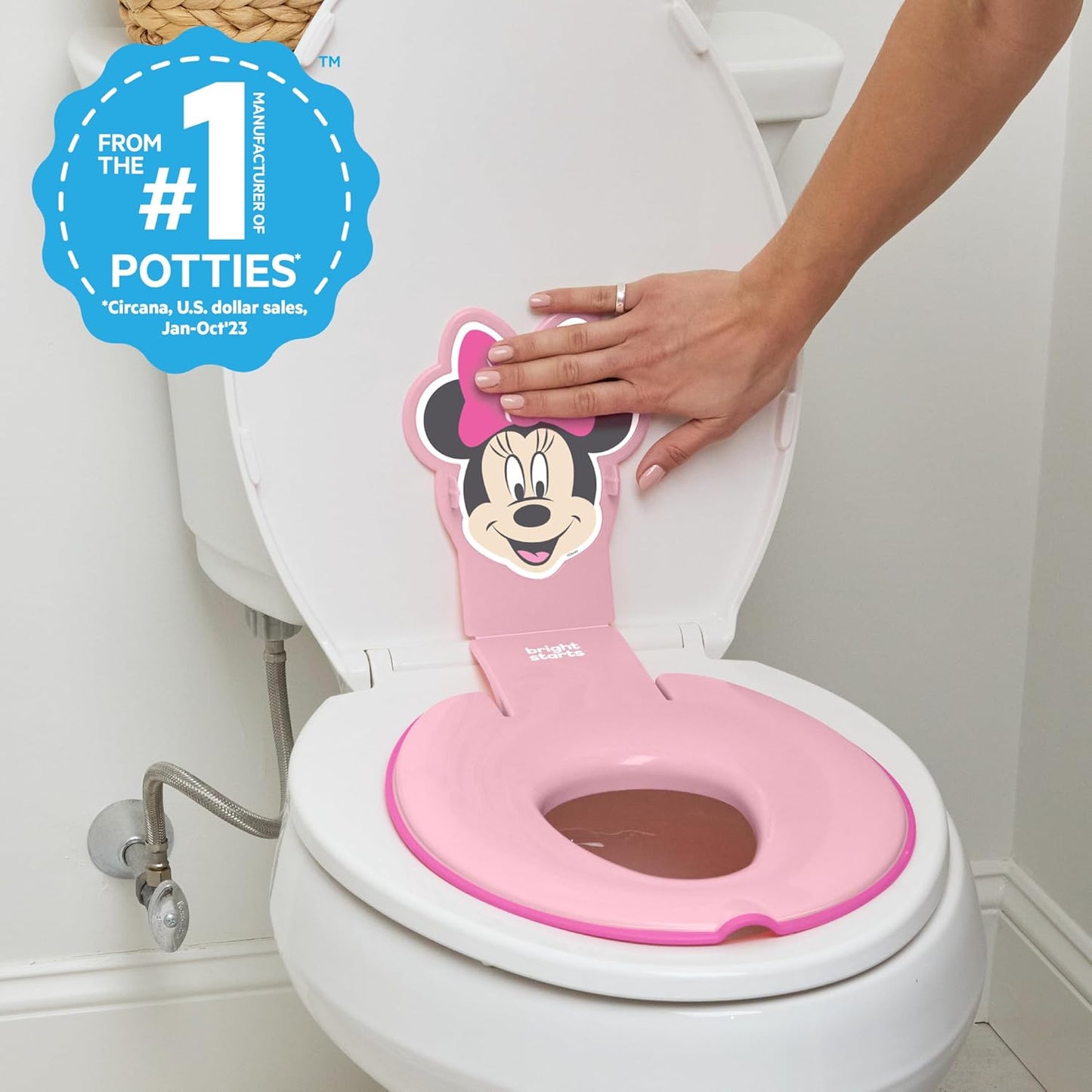 Baby WC-Aufsatz, Flip & Sit Töpfchen Minnie Mouse