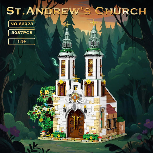 St. Andreaskirche Architektur-Bausatz mit LEDs, 66023