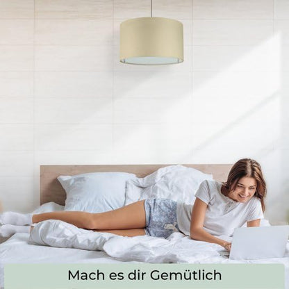 Lampenschirm, Beige Ø 50cm | Höhe 33cm
