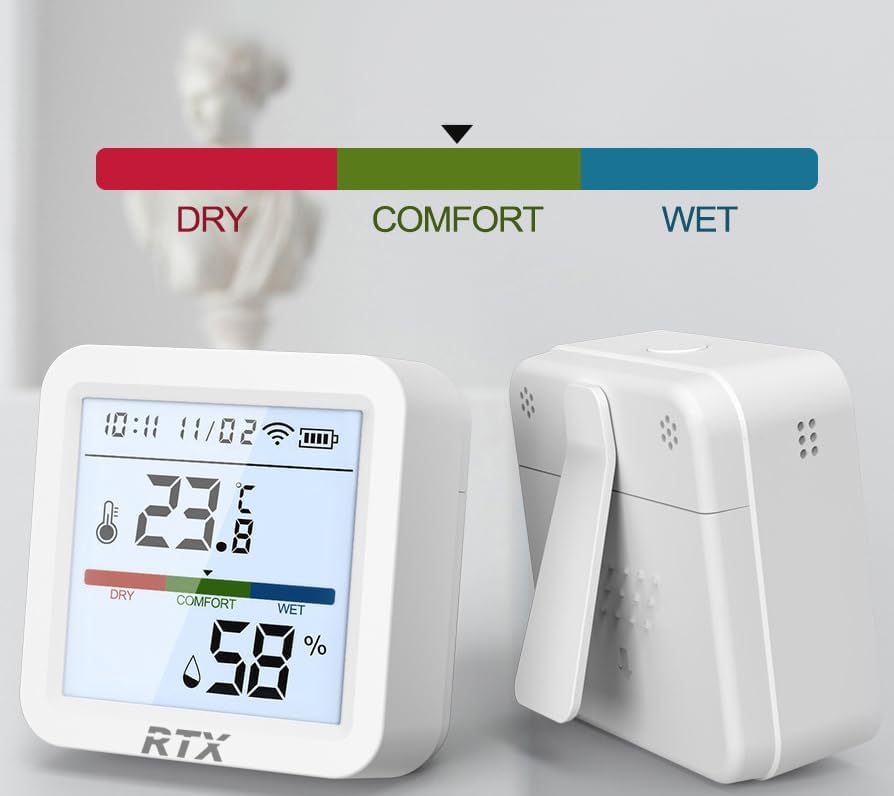 Temperatur- und Feuchtigkeitssensor LCD