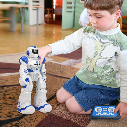 Spielzeug-Roboter, Blau