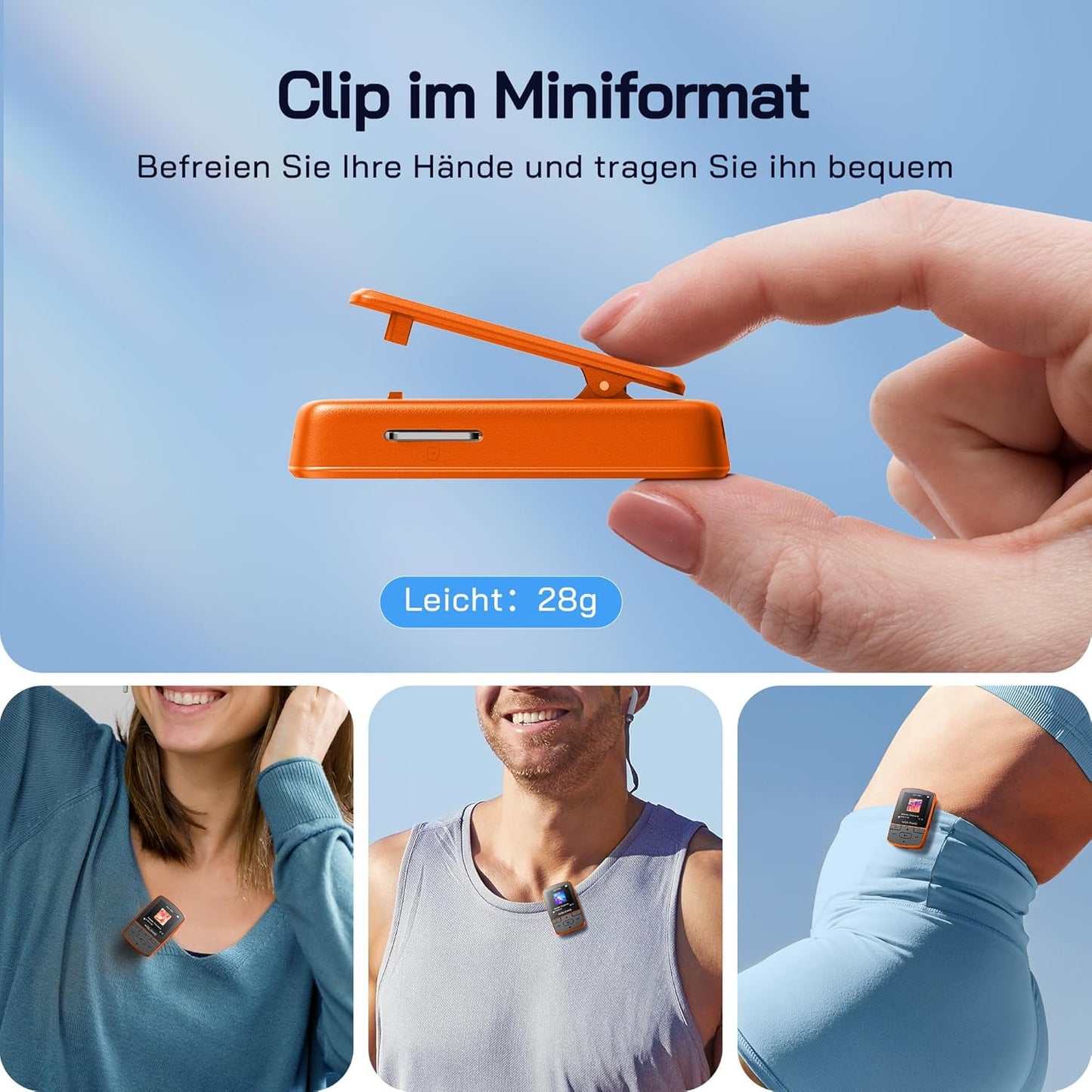 MP3-Player mit Sportclip