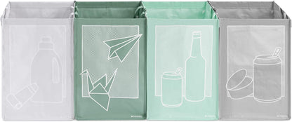 4er-Set Recycling Taschen