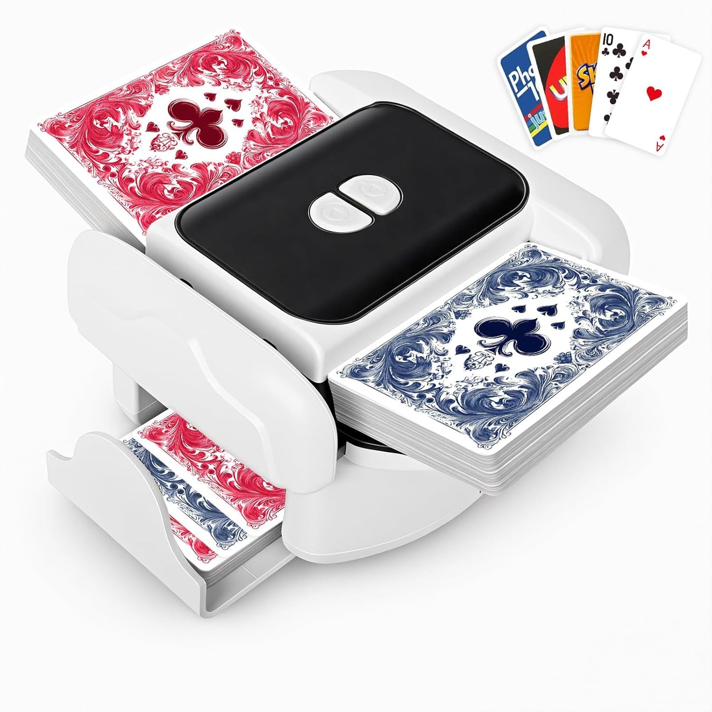 Elektrische Kartenmischmaschine für 12 Decks
