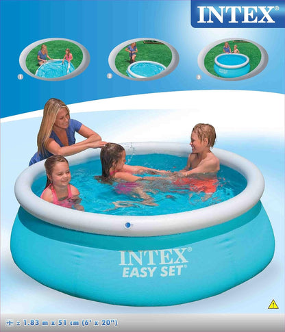 Easy, 183cm x 183cm x 51cm, Aufstellpool (ohne Filter)