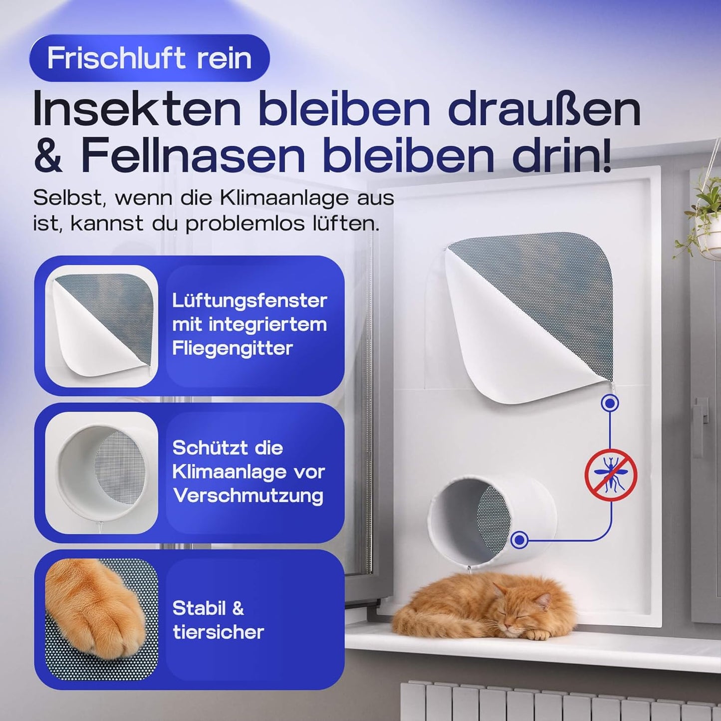 Fensterabdichtung für mobile Klimaanlagen (L1), L1